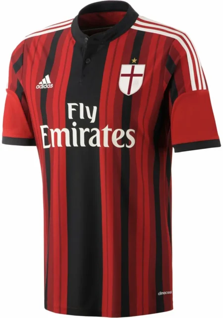 Camisa Ac Milan Home Vermelha I 2014/15 Masculina