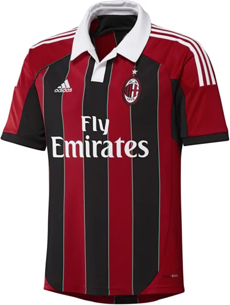 Camisa Ac Milan Home Vermelha I 2012/13 Polo Masculina