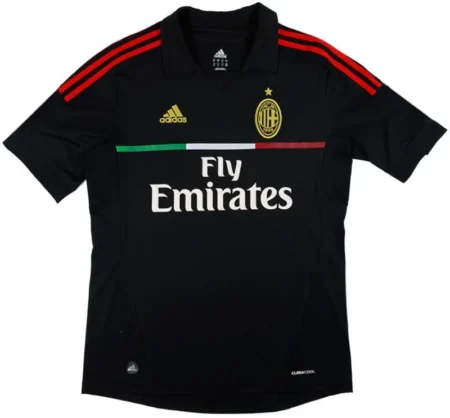 Camisa Ac Milan Terceira Preta 2011/12 Masculina