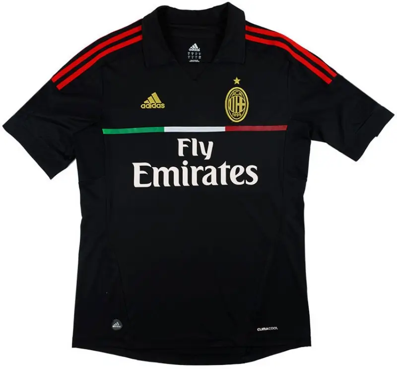 Camisa Ac Milan Terceira Preta 2011/12 Masculina Camisa Ac Milan Terceira Preta 2011/12 Masculina