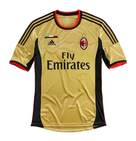 Camisa Ac Milan Third III Dourada Season 2013/14 Masculina