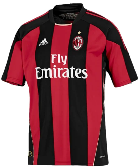 Camisa Ac Milan Home Vermelha I  2010/11 Masculina