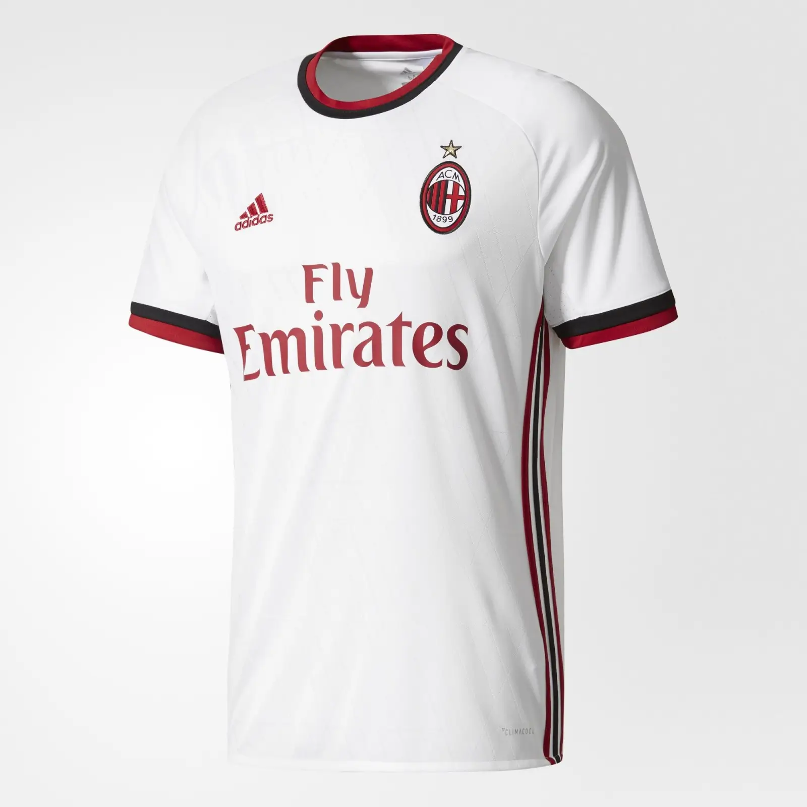 Camisa Ac Milan Branca Away 2017/18 Masculina Camisa Ac Milan Branca Away 2017/18 Masculina