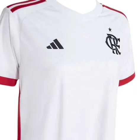 Nova Camisa Flamengo Branca Reserva 2024/25 Feminina