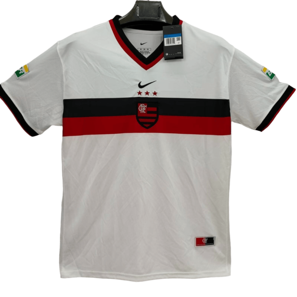 Camisa Flamengo Branca Reserva 2002 Masculina