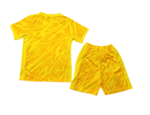 Kit Infantil Portugal Amarelo Goleiro 2024/25 Unissex