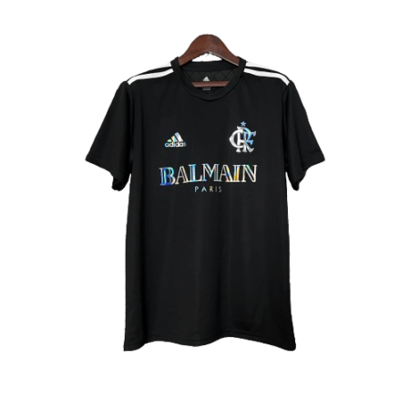 Camisa Balmain Flamengo Preta Refletiva 2024/25 Masculina