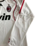 Camisa Ac Milan Branca Away Final Ucl 2006/07 Manga Longa