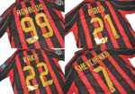 Camisa Ac Milan Home Manga Longa Vermelha I 2006/07