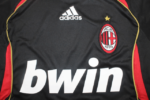Camisa Ac Milan Home Preta Third III 2006/07 Manga Longa