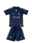Kit Infantil Vancouver Whitecaps 50 Anos Azul Escura 2024/25 Unissex