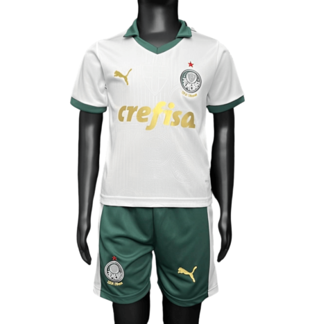 Kit Infantil Palmeiras Branca II 2024/25 Unissex