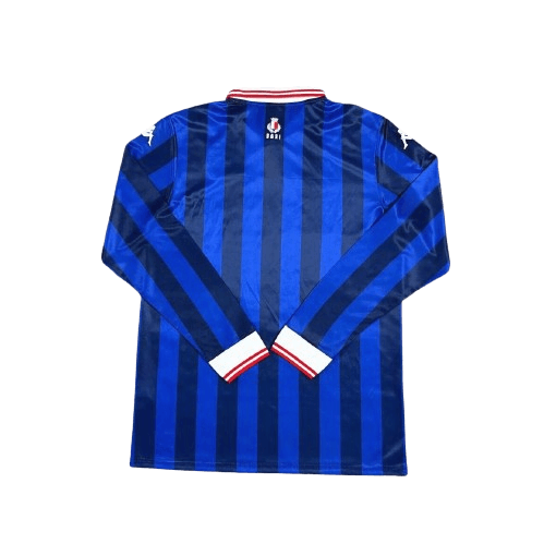 Camisa Calcio Bari Azul Manga Longa 2024/25 Camisa Calcio Bari Azul Manga Longa 2024/25