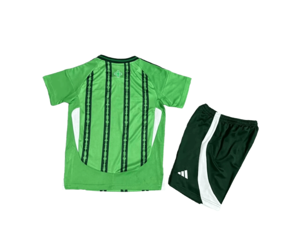 Kit Infantil Irlanda do Norte Verde Home I 2024/25 Unissex