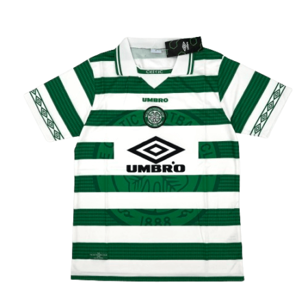 Camisa Celtic Verde Home I 1998/99 Retrô Masculina