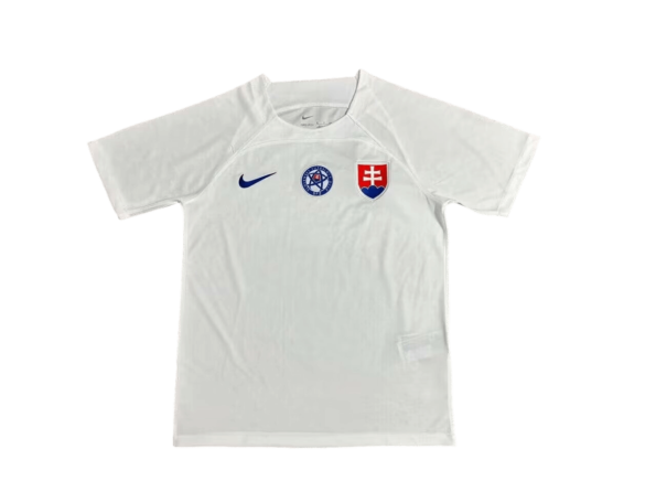 Camisa II Seleção da Eslováquia Branca 2024/25 Masculina