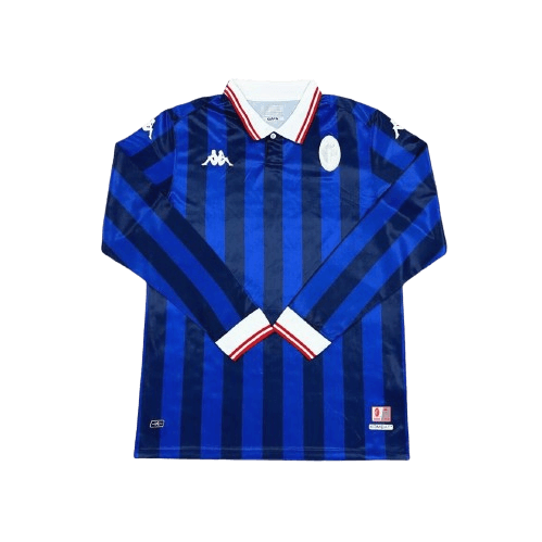 Camisa Calcio Bari Azul Manga Longa 2024/25 Camisa Calcio Bari Azul Manga Longa 2024/25