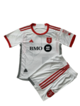 Kit Infantil Toronto FC Branca Away II 2024/25 Unissex