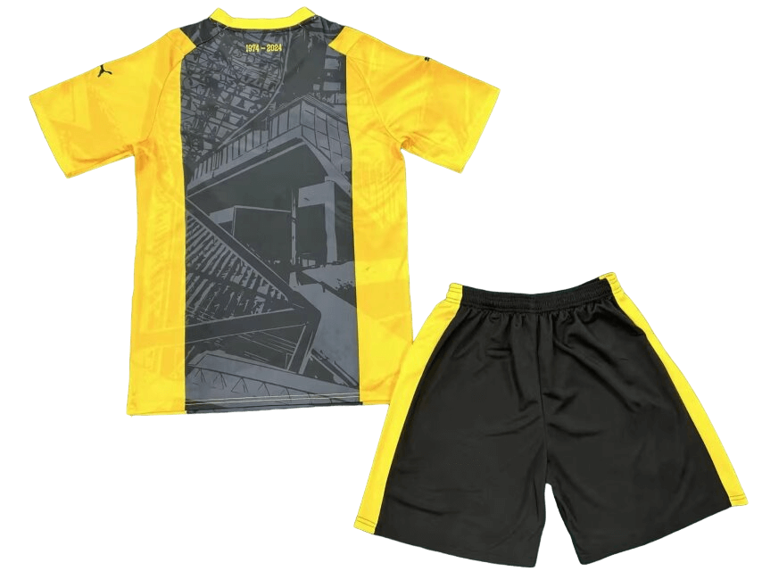 Kit Infantil Borussia Dortmund Especial 50 Anos Amarela 2024/25 Unissex Kit Infantil Borussia Dortmund Especial 50 Anos Amarela 2024/25 Unissex