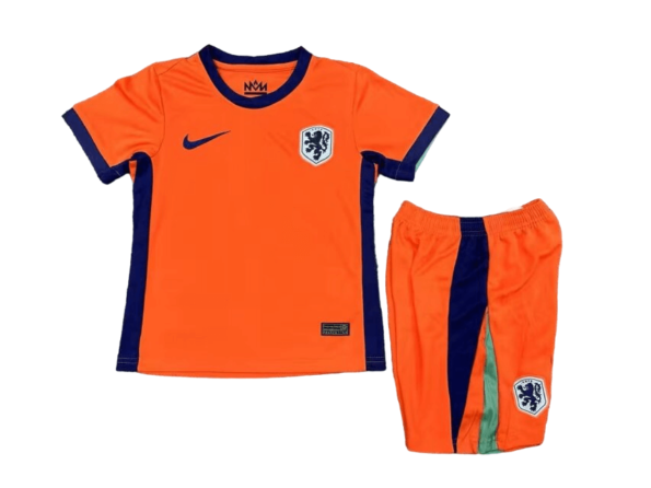 Kit Infantil Holanda Laranja Home I 2024/25 Unissex