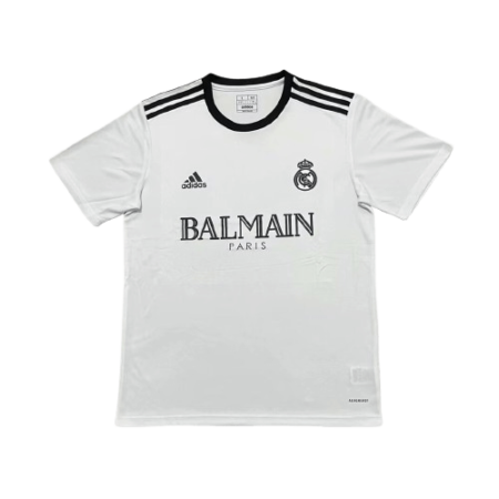 Camisa Real Madrid Balmain Branca 2024/25 Masculina