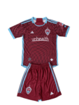Kit Infantil Colorado Rapids Vermelha Home I 2024/25 Unissex