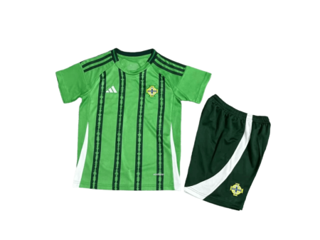 Kit Infantil Irlanda do Norte Verde Home I 2024/25 Unissex