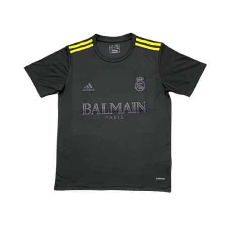 Camisa Real Madrid Balmain Preta 2024/25 Masculina