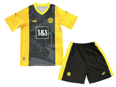 Kit Infantil Borussia Dortmund Especial 50 Anos Amarela 2024/25 Unissex