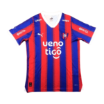 Camisa Cerro Porteño Home Vermelha/Azul 2024/25 Masculina