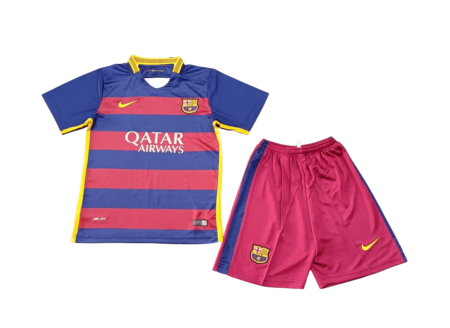 Kit Infantil Barcelona Home I Grená 2015/16 Unissex
