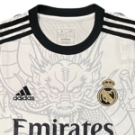 Camisa Real Madrid Dragão Branca 2024/25 Masculina