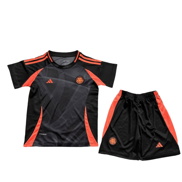 Kit Infantil Colômbia Preta Away II 2024/25 Unissex