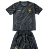 Kit Infantil França Preta Goleiro 2024/25 Unissex