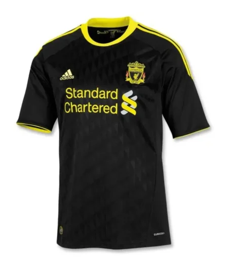 Camisa Liverpool Away Preta II 2010/11 Retrô Masculina