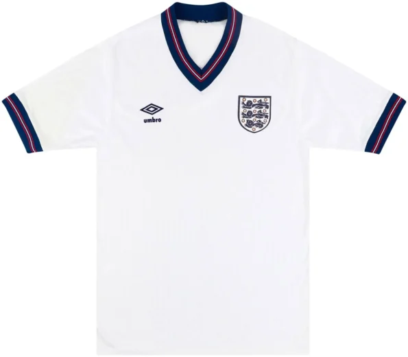 Camisa Inglaterra Home I Branca 1986/87 Masculina