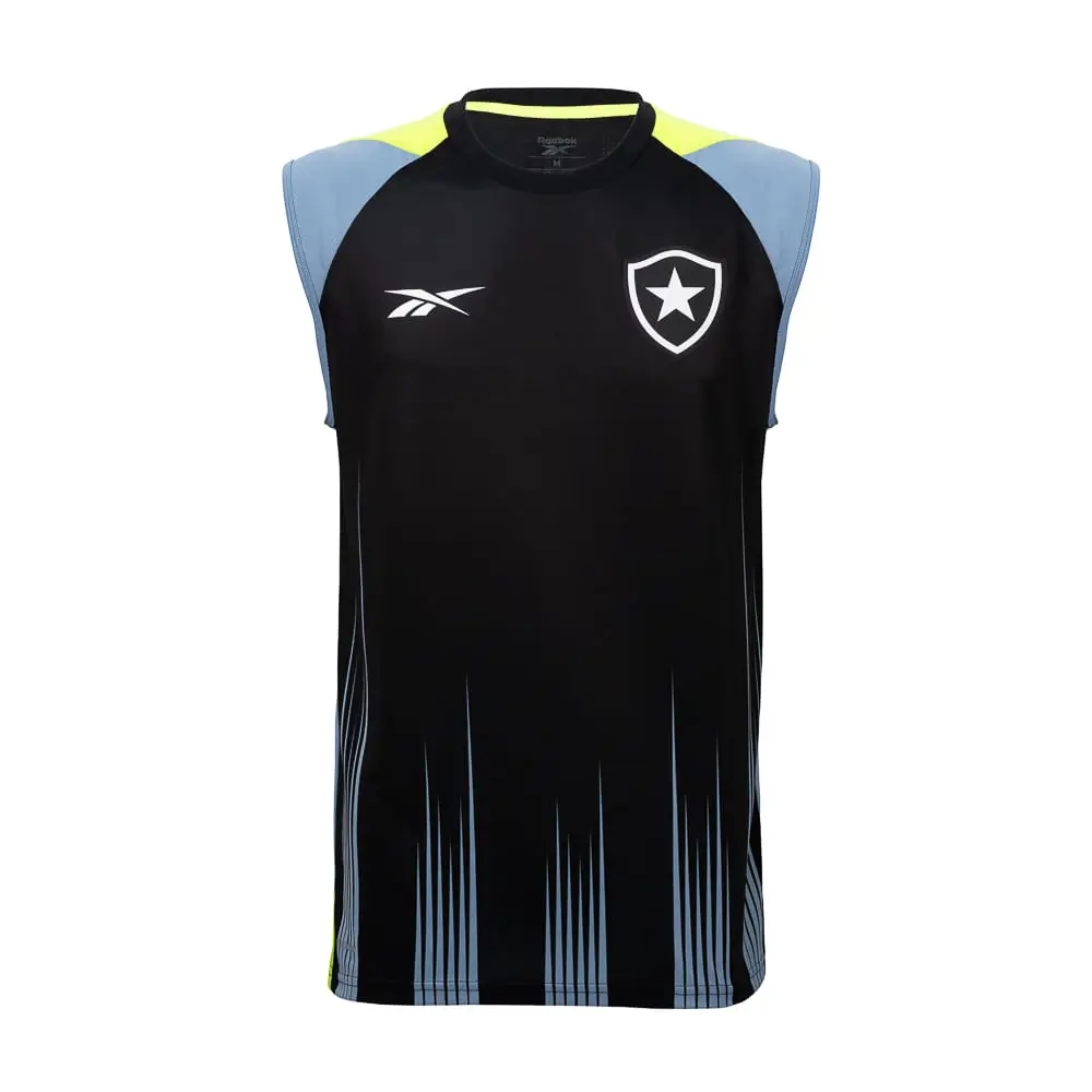 Camisa Regata do Botafogo Treino Preta 2024/25 Masculina Camisa Regata do Botafogo Treino Preta 2024/25 Masculina
