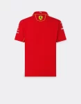 Camiseta Polo Scuderia Ferrari F1 Vermelha 2024 Team Driver