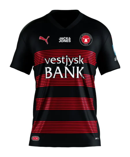 Camisa FC Midtjylland Home I Vermelha 2023/24 Masculina