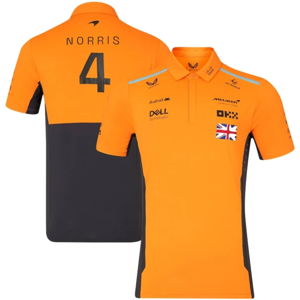 Camiseta Polo McLaren F1 2024 Team Lando Norris Driver