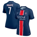 Camisa do PSG Azul I Home 2024/25 Mbapé #7 Feminina