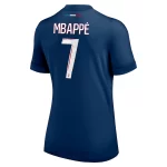 Camisa do PSG Azul I Home 2024/25 Mbapé #7 Feminina