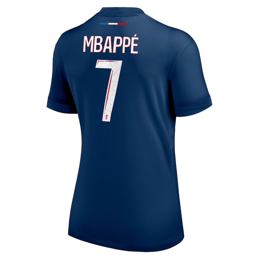 Camisa do PSG Azul I Home 2024/25 Mbapé #7 Feminina Camisa do PSG Azul I Home 2024/25 Mbapé #7 Feminina