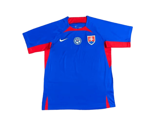 Camisa I Seleção da Eslováquia Azul 2024/25 Masculina