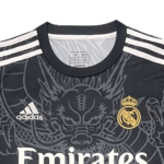 Camisa Real Madrid Dragão Preta 2024/25 Masculina