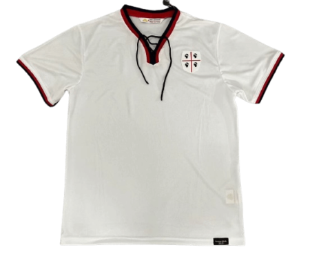 Camisa Cagliari Home Branca 1969/70 Champion Masculina