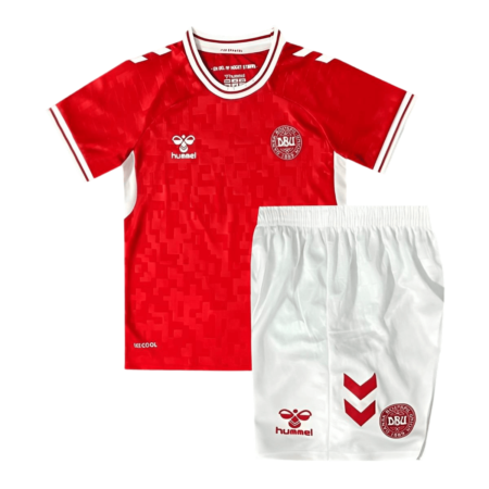 Kit Infantil Dinamarca Home I Vermelha 2024/25 Unissex