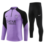 Conjunto de Treino PSG Jaqueta Roxo + Calça Preta 2023/24