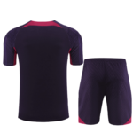 Conjunto de Treino PSG Camisa + Bermuda Roxo Escuro 2023/24