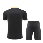 Conjunto de Treino PSG Camisa Preta + Bermuda Preta 2024/25